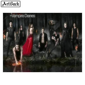 Full Square Diamond Painting Vampire Diaries Pattern 5d round Diamond Mosaic Zombie Cross Embroidery Crafts Sticker
Full Square Diamond Painting Vampire Diaries Pattern 5d round Diamond Mosaic Zombie Cross Embroidery Crafts Sticker