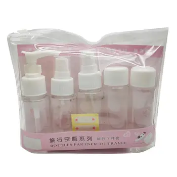 7pc/set Transparent Plasic Travel Kit Make Up Spray Bottle Refillable Bottles Cosmetic Bottles Portable Travel Atomizer dropship
7pc/set Transparent Plasic Travel Kit Make Up Spray Bottle Refillable Bottles Cosmetic Bottles Portable Travel Atomizer dropship