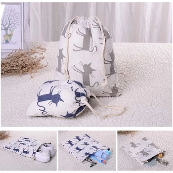 Calico Portable Cotton Linen Candy Drawstring Storage Bag Toy Cat Pattern 76-79
Calico Portable Cotton Linen Candy Drawstring Storage Bag Toy Cat Pattern 76-79