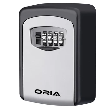 ORIA 4 Digit Combination Durable Key Storage Lock Box Wall Mounted Safety Key Lock Box Large Storage Capacity
ORIA 4 Digit Combination Durable Key Storage Lock Box Wall Mounted Safety Key Lock Box Large Storage Capacity