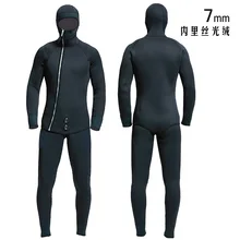 7MM Men Scuba Premium Neoprene Two Pieces Wetsuit Winter Warm Swimming Surfing Kayaking Equipment Black Spearfishing Diving Suit
7MM Men Scuba Premium Neoprene Two Pieces Wetsuit Winter Warm Swimming Surfing Kayaking Equipment Black Spearfishing Diving Suit