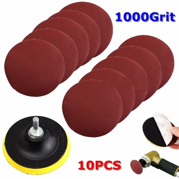 10Pcs 4'' Sanding Disc Sandpaper Hook Loop 1000 Grit + Backer Pad + Drill Adapter Perfect For Cleaning Polishing Accessories
10Pcs 4'' Sanding Disc Sandpaper Hook Loop 1000 Grit + Backer Pad + Drill Adapter Perfect For Cleaning Polishing Accessories