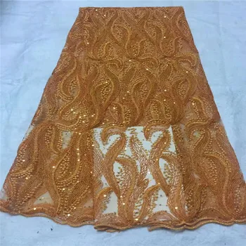 African Lace Fabric With Sequins Tulle Lace Fabric High Quality embroidered African French Lace Fabric For Woman dress cd66-224
African Lace Fabric With Sequins Tulle Lace Fabric High Quality embroidered African French Lace Fabric For Woman dress cd66-224