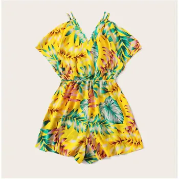 Women Rompers Short Jumpsuit Summer Overalls V-neck Off Shoulder Leaves Print Backless Boho Beach Jumpsuit Playsuit Body Female
Women Rompers Short Jumpsuit Summer Overalls V-neck Off Shoulder Leaves Print Backless Boho Beach Jumpsuit Playsuit Body Female