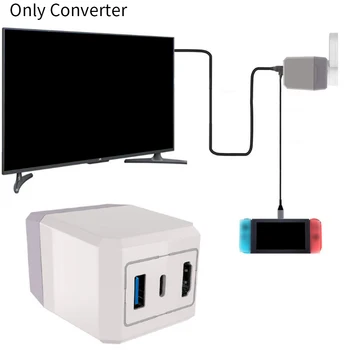 Hub Converter Splitter LED Indicator Universal Stable High Performance Portable USB 3.0 Type C To HDMI Adapter Dock For Switch
Hub Converter Splitter LED Indicator Universal Stable High Performance Portable USB 3.0 Type C To HDMI Adapter Dock For Switch
