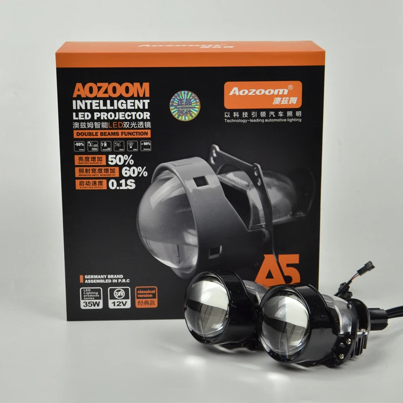 Aozoom New Arrival High Quality 2 Pcs 2.5 Inches LED Lossless Bi Projector Lens
Aozoom New Arrival High Quality 2 Pcs 2.5 Inches LED Lossless Bi Projector Lens