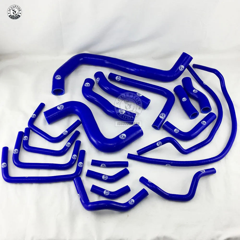 Silicone Radiator Hose Kit For NISSAN SKYLINE GTR R35 VR38DETT GT-R 08-15 (19PCS) red/blue/black
Silicone Radiator Hose Kit For NISSAN SKYLINE GTR R35 VR38DETT GT-R 08-15 (19PCS) red/blue/black