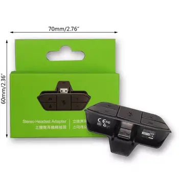 Stereo Headset Adapter Headphone Converter For M-icrosoft X-box Game Controller M0XB
Stereo Headset Adapter Headphone Converter For M-icrosoft X-box Game Controller M0XB