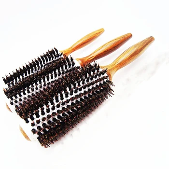 Portable Wood Handle Natural Boar Bristle Hair Brush Professional Rolling Comb Beauty Salon Hairdressing Barber Tools
Portable Wood Handle Natural Boar Bristle Hair Brush Professional Rolling Comb Beauty Salon Hairdressing Barber Tools
