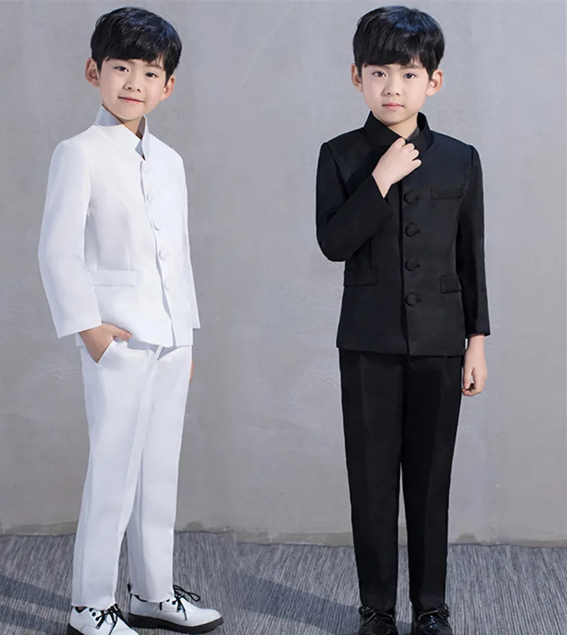 Children's Tuxedo Dress Suits Set Spring Flower Boy Piano Wedding Party Birthday Costumes Kids Stand-up collar Blazer Pants
Children's Tuxedo Dress Suits Set Spring Flower Boy Piano Wedding Party Birthday Costumes Kids Stand-up collar Blazer Pants