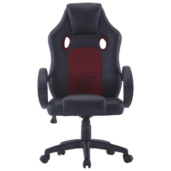 

Gaming Chair 58.5x60.5x (108-118) Cm 360° Rotatable High Backrest Padded Seat Home Office Furniture Height Adjustable Lift Chair