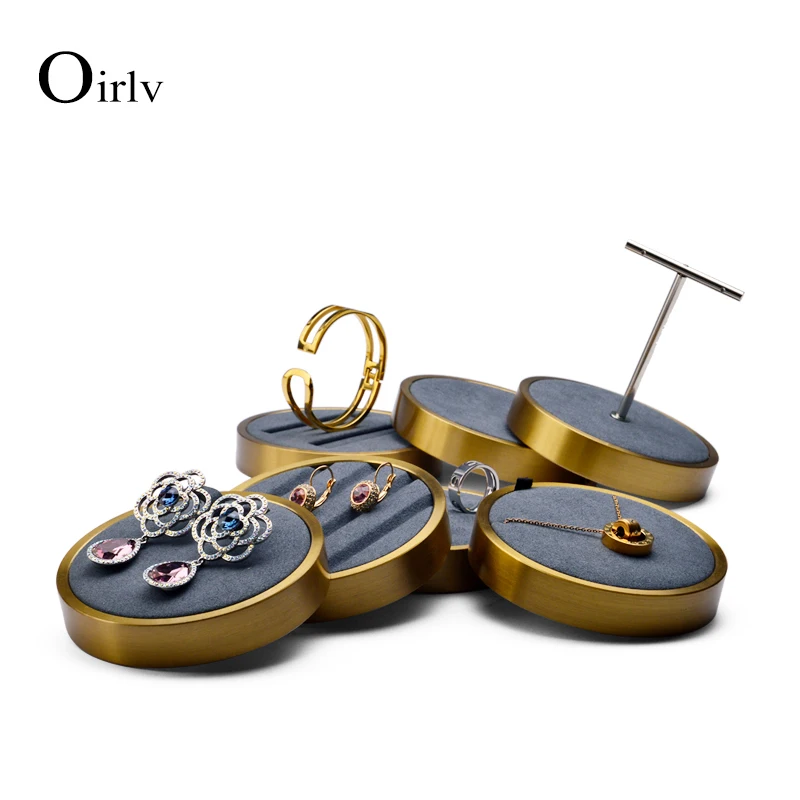 Oirlv New Metal Earring Display with Stand Bracelet Support Clear & Matte Jewelry Ring Holder Organizer Exhibitor
Oirlv New Metal Earring Display with Stand Bracelet Support Clear & Matte Jewelry Ring Holder Organizer Exhibitor