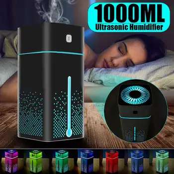 1000ML USB Portable Air Humidifier Aroma Oil Diffuser Atomizer Capacity Car Home Ultrasonic Humidificador Aromatherapy Purifier
1000ML USB Portable Air Humidifier Aroma Oil Diffuser Atomizer Capacity Car Home Ultrasonic Humidificador Aromatherapy Purifier
