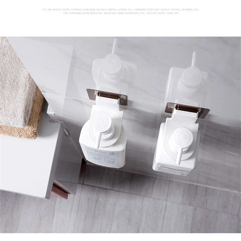 מדבקות לקיר לתליית תמרוקים וסבון נוזלי מדבקות לקיר לתליית תמרוקים וסבון נוזלי