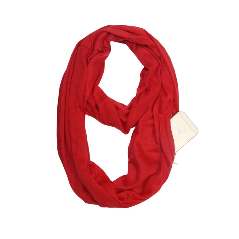 The Vault Infinity Scarf with Hidden Zip Pocket