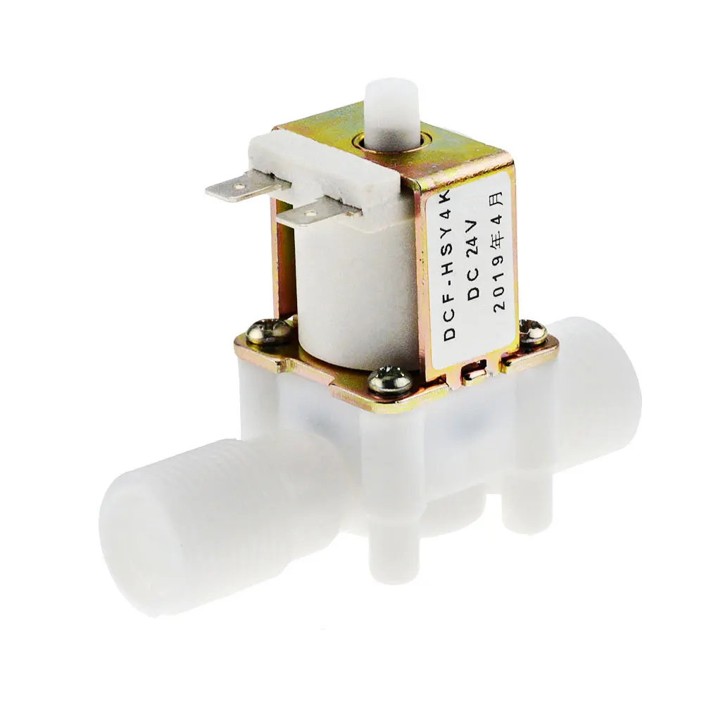 Plastic solenoid valve DC12V 24V four-parallel external thread Normally open normally closed type Flow control switch Dispenser
Plastic solenoid valve DC12V 24V four-parallel external thread Normally open normally closed type Flow control switch Dispenser