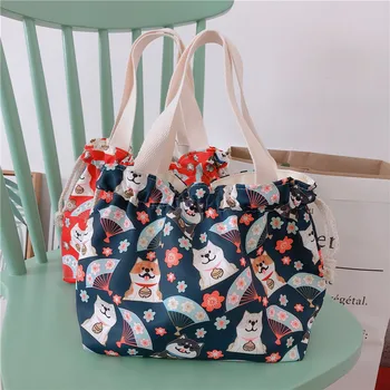 Women Designer Classical Style String Tote Bags Animal Prints Canvas Bento Hand Bags Lady Retro Small Cloth Hand Bags
Women Designer Classical Style String Tote Bags Animal Prints Canvas Bento Hand Bags Lady Retro Small Cloth Hand Bags