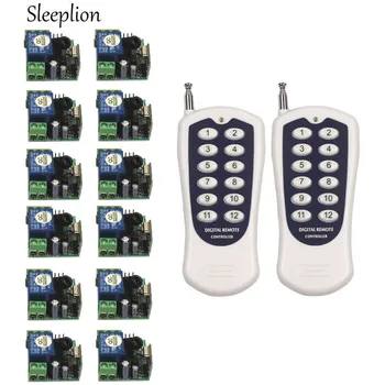 Sleeplion Mini DC 12V 1CH Wireless RF 12-key Remote Control Switch Transmitter+12 Receiver
Sleeplion Mini DC 12V 1CH Wireless RF 12-key Remote Control Switch Transmitter+12 Receiver