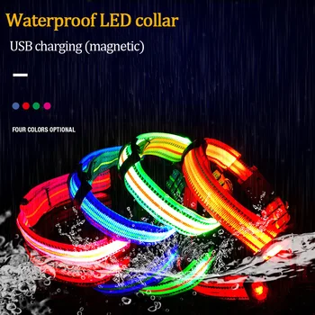 Upscale LED Dog Collar Reflective Strip Waterproof Multi-function Charging Luminous Collar Teddy Golden Retriever Dog Supplies
Upscale LED Dog Collar Reflective Strip Waterproof Multi-function Charging Luminous Collar Teddy Golden Retriever Dog Supplies
