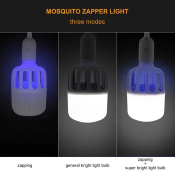 Led Mosquito Killer lamp E26 E27 Led Bulb 18W 3 Modes Electrostatic Anti-Mosquito Zapper Light For Home Anti Insect trap
Led Mosquito Killer lamp E26 E27 Led Bulb 18W 3 Modes Electrostatic Anti-Mosquito Zapper Light For Home Anti Insect trap