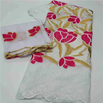 5+2 Swiss Lace Fabric With Scarf Dubai Heavy Beaded Embroidery African Fabrics 100% Cotton Swiss voile Lace in Switzerland HL101 
5+2 Swiss Lace Fabric With Scarf Dubai Heavy Beaded Embroidery African Fabrics 100% Cotton Swiss voile Lace in Switzerland HL101