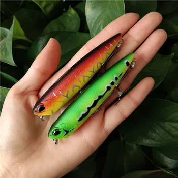 85mm 10.5g Pencil topwater Fishing Lure Bass Fishing Tackle Lures Fishing Accessories Saltwater Lures Fish Bait Trolling Lure
85mm 10.5g Pencil topwater Fishing Lure Bass Fishing Tackle Lures Fishing Accessories Saltwater Lures Fish Bait Trolling Lure