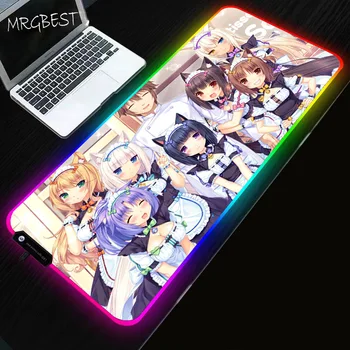 MRGBEST Chocolate and Vanilla Anime Girl Game RGB Player Large Mouse Pad XXL Mause Pad LED Backlit Table Rubber Mat PC Computer
MRGBEST Chocolate and Vanilla Anime Girl Game RGB Player Large Mouse Pad XXL Mause Pad LED Backlit Table Rubber Mat PC Computer
