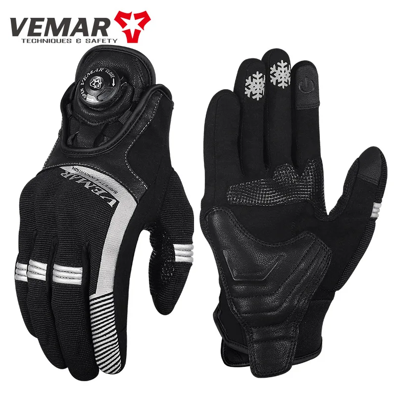 

Vemar Gloves Moto Cross Guantes Motocross Enduro MX BMX DH Bike Touch Screen Accessories Glove Motorcyclist Luvas For Men