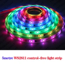 5M WS2811 RGB Led Strip Light 5050 SMD Addressable 30 LEDs control free Leds DC12V IP65 waterproof
5M WS2811 RGB Led Strip Light 5050 SMD Addressable 30 LEDs control free Leds DC12V IP65 waterproof