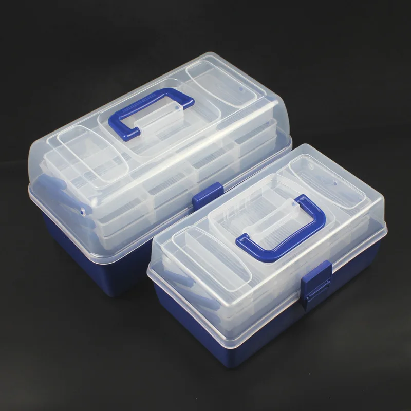 3 + 1/2 + 1 Hand Fishing Toolbox Multi-functional Lure Box Bait Box Angling Accessories Plastic Storage Box
3 + 1/2 + 1 Hand Fishing Toolbox Multi-functional Lure Box Bait Box Angling Accessories Plastic Storage Box
