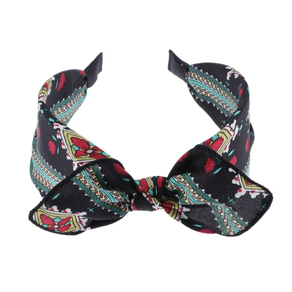 Paisley Boho Bow Headbands for Women Girls Bowknot Vintage Paisley Bandana Hairband Cute Floral Elastic Head Wrap 5 Color Paisley Boho Bow Headbands for Women Girls Bowknot Vintage Paisley Bandana Hairband Cute Floral Elastic Head Wrap 5 Color