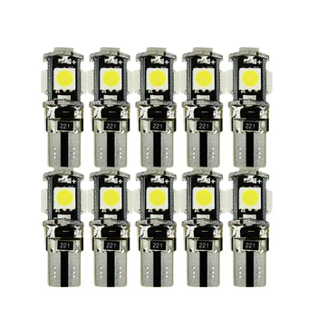 10x T10 W5W Car LED Signal Bulb CANBUS Interior Light 12V Auto Luggage License Plate Trunk Reading Turn Wedge Side Lamp 5SMD
10x T10 W5W Car LED Signal Bulb CANBUS Interior Light 12V Auto Luggage License Plate Trunk Reading Turn Wedge Side Lamp 5SMD