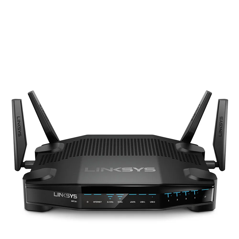 LINKSYS WRT32X AC3200 двухдиапазонный Стандартный умный игровой Wi-Fi роутер с двигателем определения приоритета убийцы 1,8 ГГц двухъядерный процессор
LINKSYS WRT32X AC3200 двухдиапазонный Стандартный умный игровой Wi-Fi роутер с двигателем определения приоритета убийцы 1,8 ГГц двухъядерный процессор