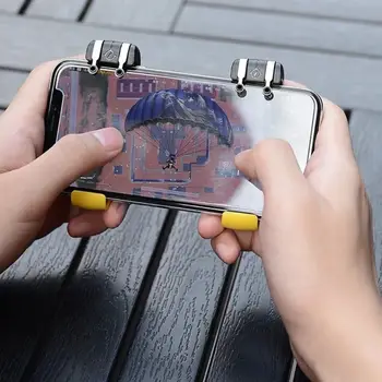 Durable Left Right Game Trigger Gamepad Game Controller Grip Joystick for iPhone Android Cell Phones Games Supplies
Durable Left Right Game Trigger Gamepad Game Controller Grip Joystick for iPhone Android Cell Phones Games Supplies