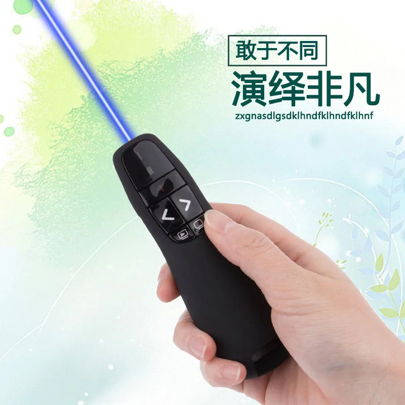 JSHFEI Wireless Presenter blue Laser Pointer R400 2.4Ghz USB PPT Remote Control for Powerpoint Presentation
JSHFEI Wireless Presenter blue Laser Pointer R400 2.4Ghz USB PPT Remote Control for Powerpoint Presentation