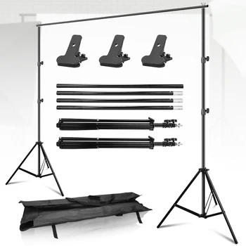 2x3M Photo Video Studio Backdrop Stand Photography Muslin Background Cloth Picture Canvas Frame Support System Carrying Case
2x3M Photo Video Studio Backdrop Stand Photography Muslin Background Cloth Picture Canvas Frame Support System Carrying Case