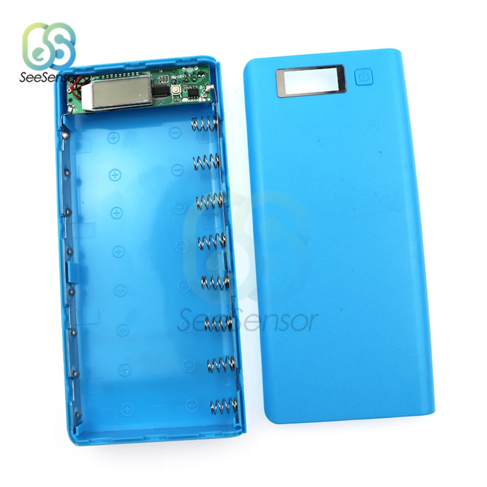 8X18650 Power Bank Battery Box Mobile Phone Charger Dual USB DIY Shell Case LCD Display 5V
8X18650 Power Bank Battery Box Mobile Phone Charger Dual USB DIY Shell Case LCD Display 5V