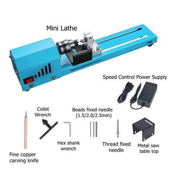Mini DIY 150W Wood Lathe Bead Cutting Machine Drill Polishing Grinding Tools Set
Mini DIY 150W Wood Lathe Bead Cutting Machine Drill Polishing Grinding Tools Set