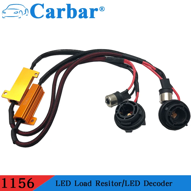 1156 150 Degree LED Load Resistors 50W 6ohm LED Fog Light DRL Error CAN-BUS LED Decoder Anti-Flicker Error Canceller Relay 1156
1156 150 Degree LED Load Resistors 50W 6ohm LED Fog Light DRL Error CAN-BUS LED Decoder Anti-Flicker Error Canceller Relay 1156
