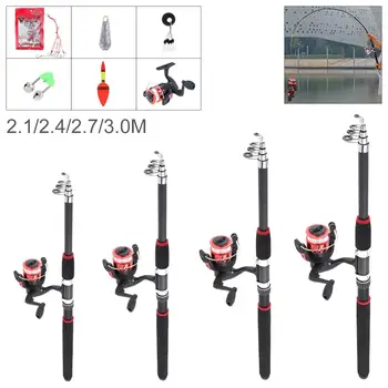 2.1m 2.4m 2.7m 3m Fishing Rod Reel Line Combo Full Kits Spinning Reel Pole Set Fishing Float Hooks Beads Bell Fishing Tackle
2.1m 2.4m 2.7m 3m Fishing Rod Reel Line Combo Full Kits Spinning Reel Pole Set Fishing Float Hooks Beads Bell Fishing Tackle