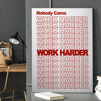 Text Writing Canvas Painting Moder/Pop Culture Canvas Wall Art Inspirational Quote Nobody Care Work Hard wall picture for Home
Text Writing Canvas Painting Moder/Pop Culture Canvas Wall Art Inspirational Quote Nobody Care Work Hard wall picture for Home