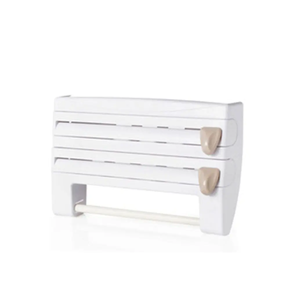 Portable Kitchen Cling Film Sauce Bottle Storage Rack Container Paper Towel Holder with Cutting Blades Home Kitchen Supplies
Portable Kitchen Cling Film Sauce Bottle Storage Rack Container Paper Towel Holder with Cutting Blades Home Kitchen Supplies