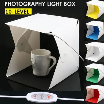 Photography Photo Studio Softbox 2 Panel LED Light Soft Box Photo Background Kit Mini Lightbox Folding for Phone & Camera
Photography Photo Studio Softbox 2 Panel LED Light Soft Box Photo Background Kit Mini Lightbox Folding for Phone & Camera