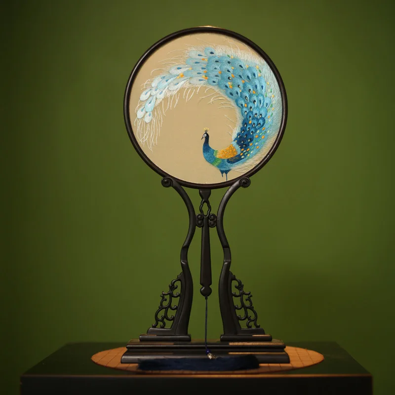 Sensu Suzhou Embroidery Real Silk Palace Fan Manual Embroidery Circular Fan In National Customs Circle Fan Hangzhou
Sensu Suzhou Embroidery Real Silk Palace Fan Manual Embroidery Circular Fan In National Customs Circle Fan Hangzhou