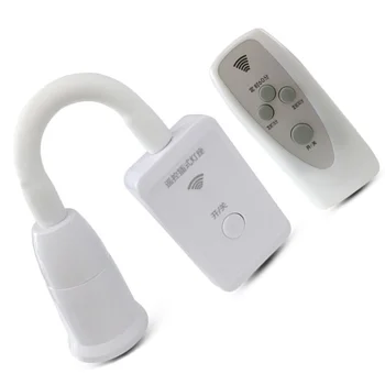 E27 Remote Control Lampholder Dimming Timing LED Light Bulb Base with for Home Bar with US Plug - Light Bulb and Battery Not Inc
E27 Remote Control Lampholder Dimming Timing LED Light Bulb Base with for Home Bar with US Plug - Light Bulb and Battery Not Inc