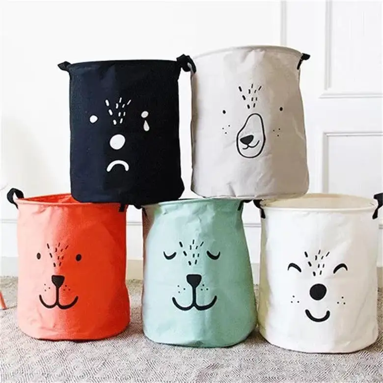 New Style Cotton Cloth Cartoon Expression Foldable Storage Bucket Home Toy Clothes Sundries Storage Bucket Customizable
New Style Cotton Cloth Cartoon Expression Foldable Storage Bucket Home Toy Clothes Sundries Storage Bucket Customizable