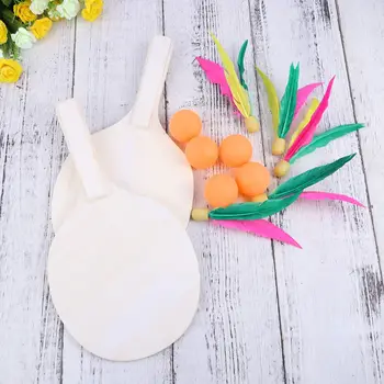 Beach Paddle Ball Game Badminton Tennis Pingpong Beach Cricket Wood Racket Paddles Set Outdoor Racquet Game 
Beach Paddle Ball Game Badminton Tennis Pingpong Beach Cricket Wood Racket Paddles Set Outdoor Racquet Game
