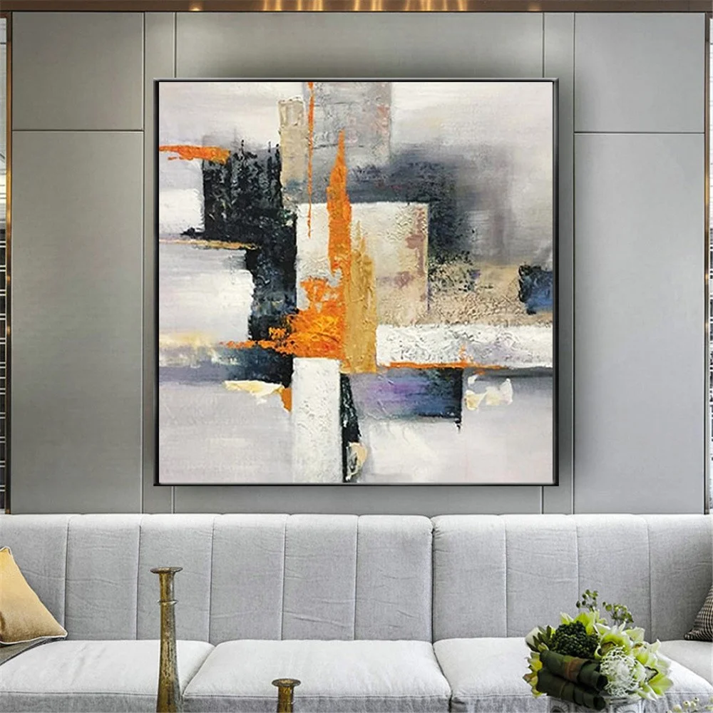 Large Hand-Painted Modern Abstract Oil Painting On Canvas Poster Decor Home Wall Art Picture Color Card Outline Drawing For Room
Large Hand-Painted Modern Abstract Oil Painting On Canvas Poster Decor Home Wall Art Picture Color Card Outline Drawing For Room