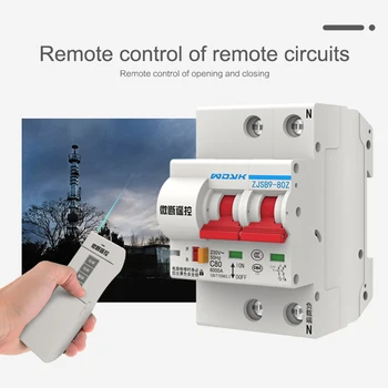 1km Remote Control RF Circuit Breaker overload short-circuit isolate protection 1p 2p 3p 4p Wireless circuit breaker 16A 20A 25A
1km Remote Control RF Circuit Breaker overload short-circuit isolate protection 1p 2p 3p 4p Wireless circuit breaker 16A 20A 25A