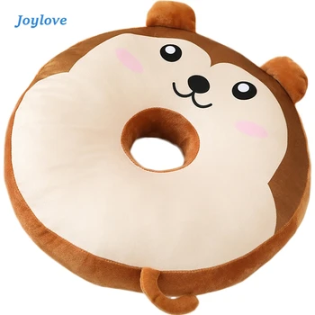 

JOYLOVE Soft Fat Zoo Animals Donut Plush Pillow Toys Stuffed Cute Animal Cartoon Pillow Cushion Doughnut Love Plushie Collection